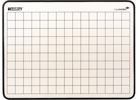 Wisbord Legamaster emaille staal geruit + blanco