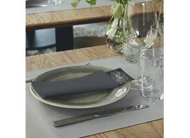 Dinerservet Tork Linstyle Premium 1/8 vouw 1-laags 390x390mm 50 vel zwart 478196