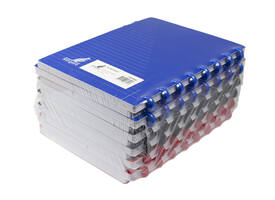 Schrift Kangaro 169x213mm lijn 144pag 90g ass 3 kleur krimp 12st