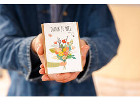 Giftbox Blossombs Dank je wel minibox à 4 zaadbommetjes