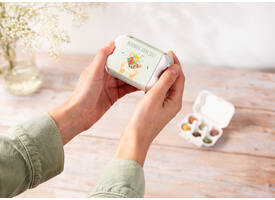 Giftbox Blossombs Bloemen voor jou eierdoosje à 6 zaadbommetjes
