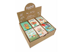 Giftbox Blossombs bloemen assorti display à 24 zaadbommetjes