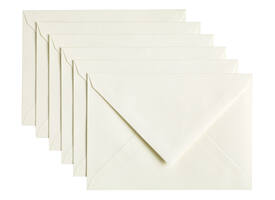 Envelop Papicolor C6 114x162mm anjerwit pak à 6 stuks