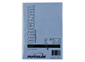 Envelop Papicolor C6 114x162mm donkerblauw pak à 6 stuks