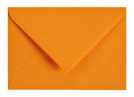 Envelop Papicolor C6 114x162mm oranje pak à 6 stuks