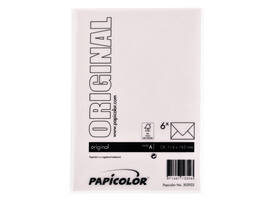 Envelop Papicolor C6 114x162mm lichtroze pak à 6 stuks