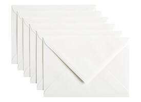 Envelop Papicolor C6 114x162mm hagelwit pak à 6 stuks