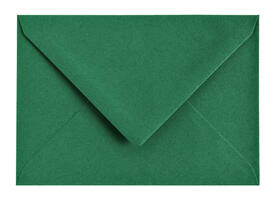 Envelop Papicolor C6 114x162mm dennengroen pak à 6 stuks