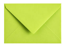 Envelop Papicolor C6 114x162mm appelgroen pak à 6 stuks