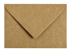 Envelop Papicolor C6 114x162mm kraft bruin pak à 6 stuks
