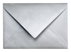 Envelop Papicolor C6 114x162mm metallic zilver pak à 6 stuks