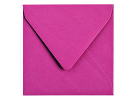Envelop Papicolor 140x140mm felroze pak à 6 stuks