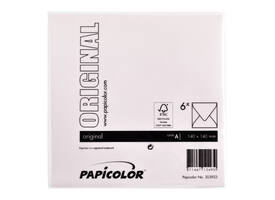 Envelop Papicolor 140x140mm lichtroze pak à 6 stuks