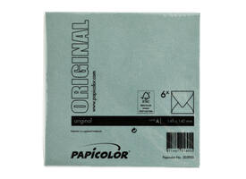 Envelop Papicolor 140x140mm dennengroen pak à 6 stuks