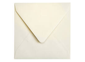 Envelop Papicolor 140x140mm metallic ivoor pak à 6 stuks