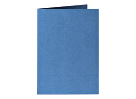 Correspondentiekaart Papicolor dubbel 105x148mm donkerblauw pak à 6 stuks