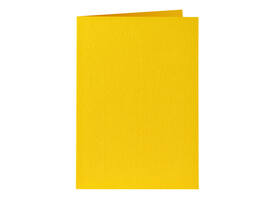Correspondentiekaart Papicolor dubbel 105x148mm dottergeel pak à 6 stuks