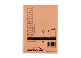Correspondentiekaart Papicolor dubbel 105x148mm oranje pak à 6 stuks