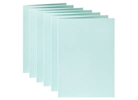 Correspondentiekaart Papicolor dubbel 105x148mm zeegroen pak à 6 stuks