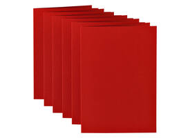 Correspondentiekaart Papicolor dubbel 105x148mm rood pak à 6 stuks