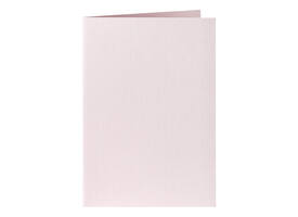 Correspondentiekaart Papicolor dubbel 105x148mm lichtroze pak à 6 stuks