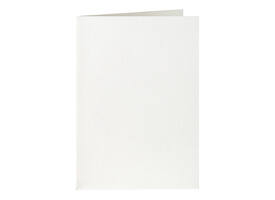Correspondentiekaart Papicolor dubbel 105x148mm hagelwit pak à 6 stuks