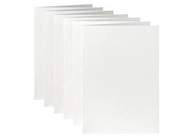 Correspondentiekaart Papicolor dubbel 105x148mm hagelwit pak à 6 stuks