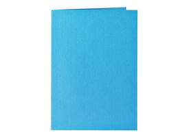 Correspondentiekaart Papicolor dubbel 105x148mm hemelsblauw pak à 6 stuks