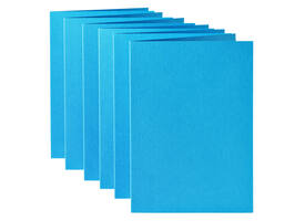 Correspondentiekaart Papicolor dubbel 105x148mm hemelsblauw pak à 6 stuks