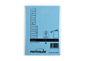 Correspondentiekaart Papicolor dubbel 105x148mm hemelsblauw pak à 6 stuks