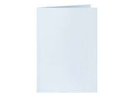 Correspondentiekaart Papicolor dubbel 105x148mm babyblauw pak à 6 stuks
