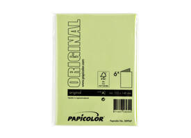 Correspondentiekaart Papicolor dubbel 105x148mm appelgroen pak à 6 stuks
