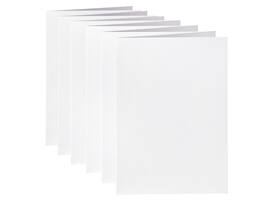 Correspondentiekaart Papicolor dubbel 105x148mm kraft wit pak à 6 stuks