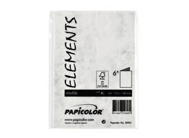 Correspondentiekaart Papicolor dubbel 105x148mm marmer grijs pak à 6 stuks