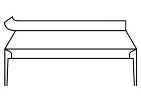 Envelop IEZZY C5/6 114x229mm venster rechts strip wit 500 stuks