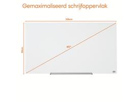 Glasbord Nobo Impression Pro 99,3x55,9cm briljant wit