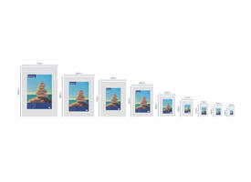 Fotolijst MAUL design 40x60cm aluminium frame zilver