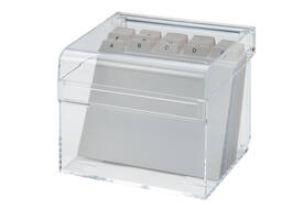 Kaartenbak Maul met index DIN A6 acryl