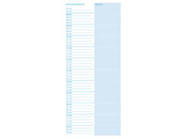 Things to do Djois Atlanta recycled papier Today 140x297mm 125vel 70gr blauw