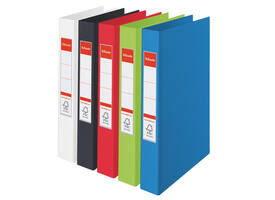Ringband Esselte Standaard A4 42mm 30% gerecycled PP folie assorti