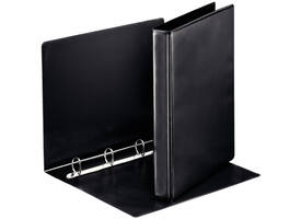 Presentatieringband Esselte Essentials panorama A4 4-rings D-mechaniek 25mm zwart