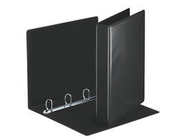 Presentatieringband Esselte Essentials panorama A4 4-rings D-mechaniek 30mm zwart