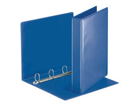 Presentatieringband Esselte Essentials panorama A4 4-rings D-mechaniek 30mm blauw
