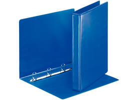 Presentatieringband Esselte Essentials panorama A4 4-rings D-mechaniek 25mm blauw