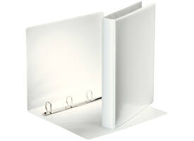 Presentatieringband Esselte panorama A4 4-rings D-mechaniek 30mm PP wit