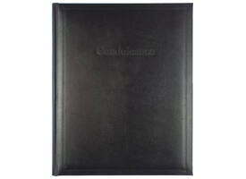 Condoleancealbum Kangaro 260x210mm zwart