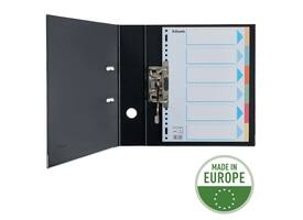Tabbladen Esselte Premium A4 6-delig karton 23-rings assorti