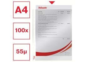 Showtas Esselte copy safe 0.06mm PP A4 glashelder 100 stuks
