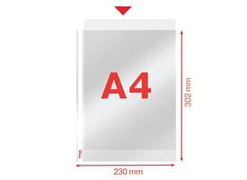 Showtas Esselte copy safe 0.06mm PP A4 glashelder 100 stuks