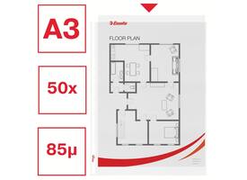 Showtas Esselte PP A3 recht 50 stuks